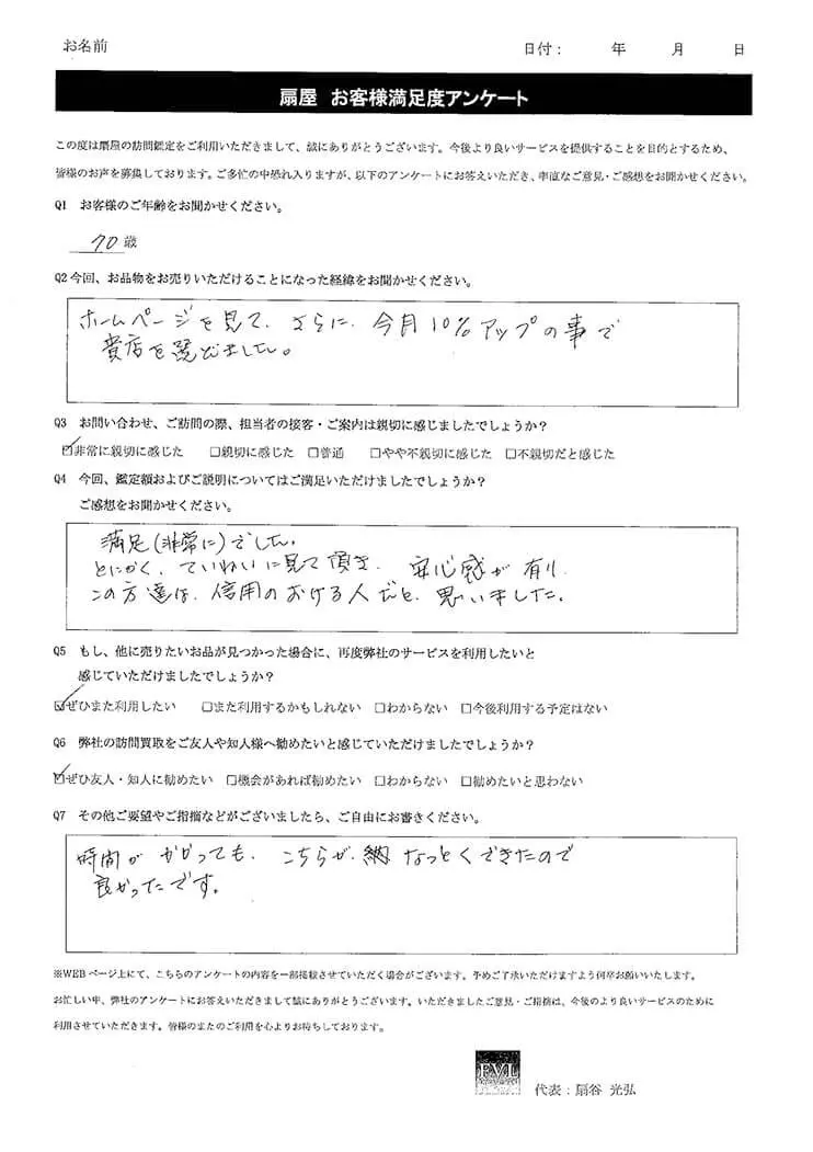 アンケート