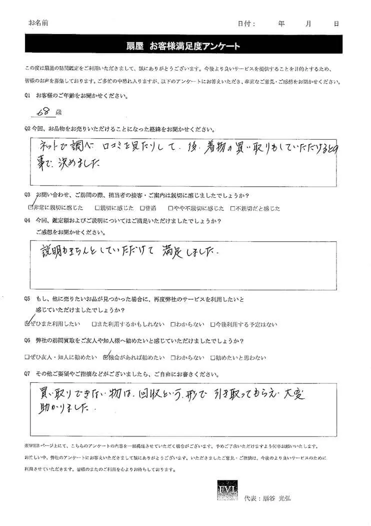 アンケート